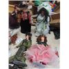 Image 2 : Beautiful Porcelain Dolls - Some w Stands