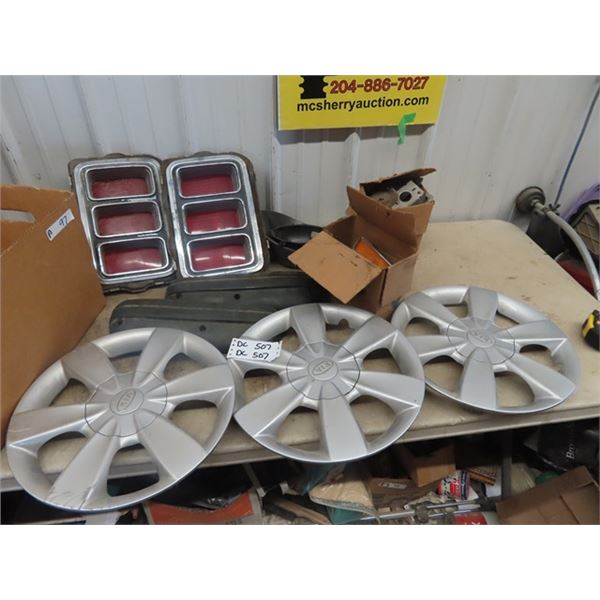 Mustang Tail Light & Parts, KIA Hubcaps
