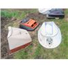 Image 1 : 3 Snowmobile Hoods 1 is Motor Ski , 1 is Allied & 1 Unknown???