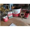 Image 1 : Coop 25LB Grease Pail, COOP Outboard Motor Oil, Coop Antifreze, International Quart Can, Instant Pos