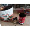 Image 2 : Coop 25LB Grease Pail, COOP Outboard Motor Oil, Coop Antifreze, International Quart Can, Instant Pos