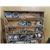 Image 2 : 2 Wood Bolt Bins,  w Bolts, Nuts & Washers 1) 33" x 28" x 6" 1) 32" x 33" x 6"
