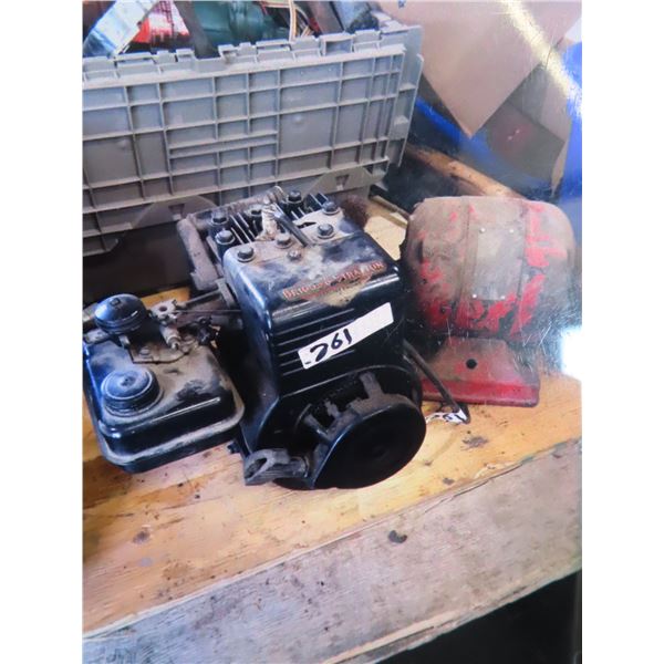 Briggs & Stratton Engine & Bench Grinder