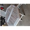 Image 2 : Urban Barn Table & Chairs w Folding Chairs