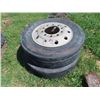 Image 1 : 2 Tires & Rims - 275 70R 22.5