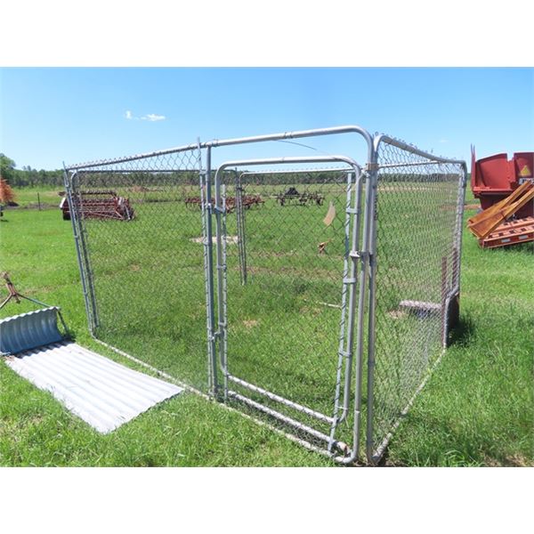 Chain Link Dog Kennel 8' x 10'