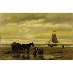 Johannes H. B.Koekkoek, Seaweed Gatherers