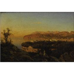 Manner of Giacinto Gigante, Sorrento, Panoramic