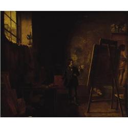 Richard Caton Woodville Sr. Oil on canvas