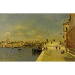 Martin Rico Y Ortega, Promenade on the Canal