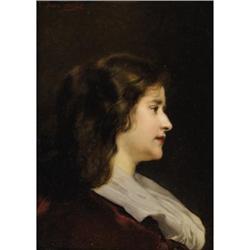 Leon Goupil (French, 1834-1890) Profile of an