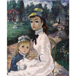 M. Alleroux (French) Mother and Child in the