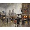 Image 1 : EDOUARD LEON CORTES (French 1882-1969)Notre Dame