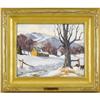Image 4 : Anthony Thieme Oil on canvasboard Snow Scene