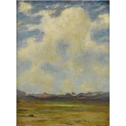 Albert Lorey Groll Oil on canvas Arizona Desert