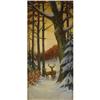 Image 1 : Stacy Tolman (1860-1935),Deer in a Winter Forest