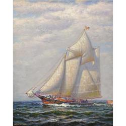 JAMES GALE TYLER (1855-1931) Vessel at Sea