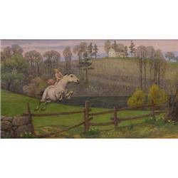 BRYSON BURROUGHS (American 1869-1934) The Horse