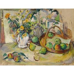 WILLIAM MEYEROWITZ (1887-1981) Still Life Window