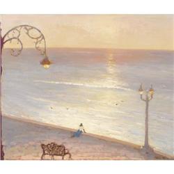 FREMONT F. ELLIS (1897-1985), Dusk at Mazatlan