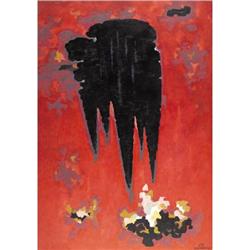 EMIL BISTTRAM (American 1895-1976) Drama, 1959