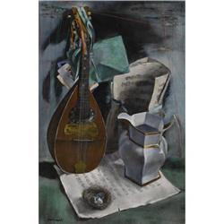 Jerry Farnsworth (American, 1895-1982) Mandolin