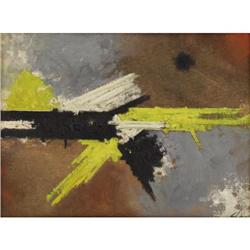 Charles Green Shaw Oil on board Shape of Tension