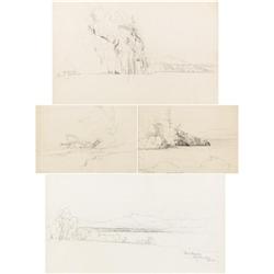 David Johnson (American, 1827-1908) Group of