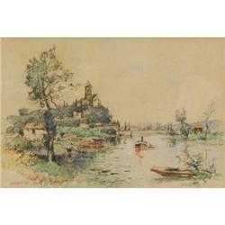 Maurice Levis (French, 1860-1940) Les bords de