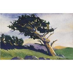 KARL HERMAN BAUMANN, Untitled, landscape