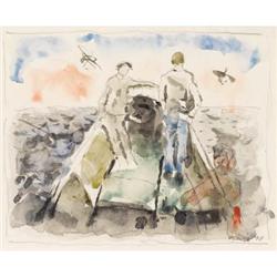 JOHN MARIN (American 1870-1953) John and Billie