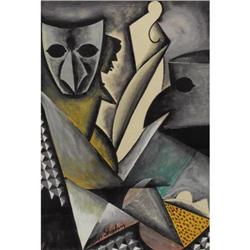 Ben Shahn Watercolor on paper Composition