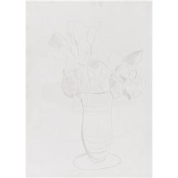 MARSDEN HARTLEY (American 1877-1943) TITLE, Vase