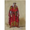Image 1 : LEON BAKST (Russian), Medieval Prince sketch w/c