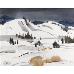 JAMES MILFORD ZORNES (American 1908 - ) May time