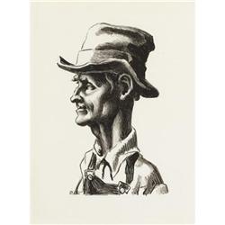 Thomas Hart Benton (1889-1975), Portrait of Casy
