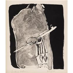 FRITZ SCHOLDER (American 1937-2037) Indian
