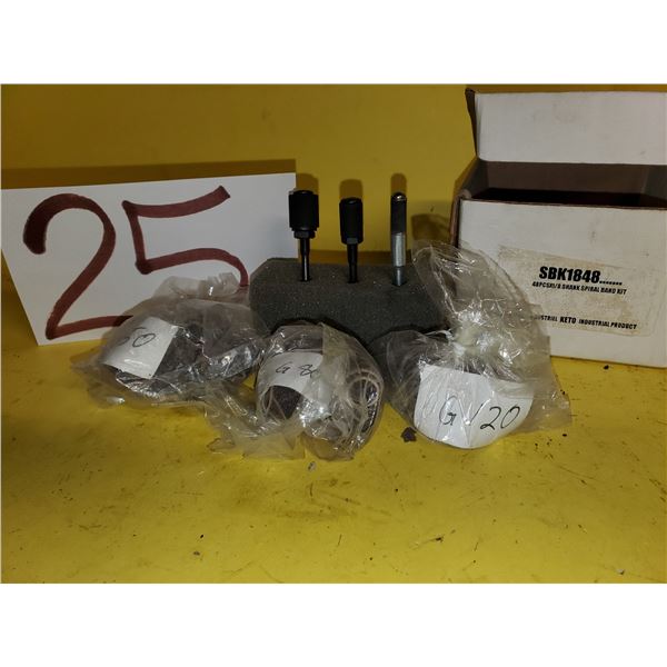 Lock Drum Set (3) with Spiral Band Gr. 50-80-120