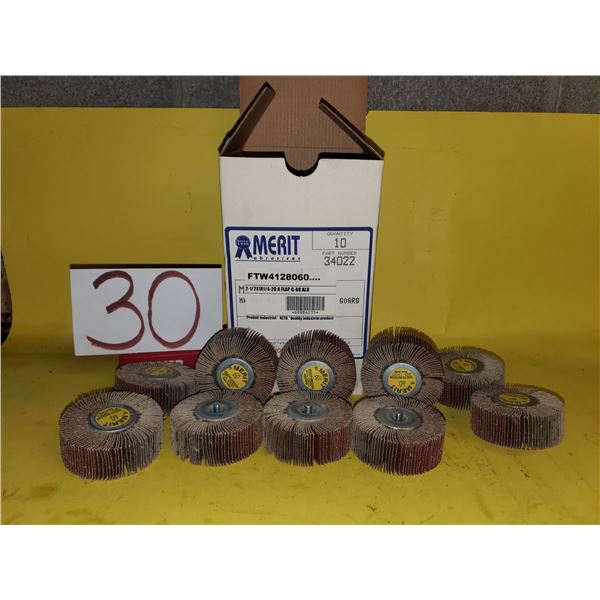 MERIT Flap Wheel 2"1/2 x 1" x 1/4"-20 Gr.60