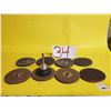 Image 1 : MERIT 2" Quick Change Back-Up Pad with Fine & Coarse Scotch Brite Disc 3"