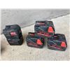 Image 2 : Milwaukee Batteries with chargers (not tested)