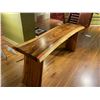 Image 1 : Long Live-Edge Freeform Hardwood Table by Ben Wilkinson 78" x 22" 37"H