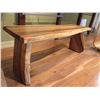 Image 8 : Long Live-Edge Freeform Hardwood Bench by Ben Wilkinson 64.5" x 17" x 24.5"H