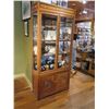 Image 2 : Tall Glass Display Cabinet (contents not included), 36"W, 14"D, 80"H