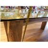 Image 19 : Tall Alaia Board-Theme Table with Glass Top by Ben Wilkinson (table 99" long, 36"w, 36"H)