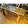 Image 2 : Tall Alaia Board-Theme Table with Glass Top by Ben Wilkinson (table 99" long, 36"w, 36"H)