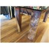 Image 3 : Tall Alaia Board-Theme Table with Glass Top by Ben Wilkinson (table 99" long, 36"w, 36"H)