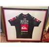 Image 1 : Framed Eddie Aikau Quiksilver 25th Anniversary 'Water Patrol' Jersey 38x35