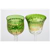Image 4 : Collection of Colored Glass Stemware