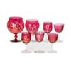 Image 6 : Collection of Colored Glass Stemware